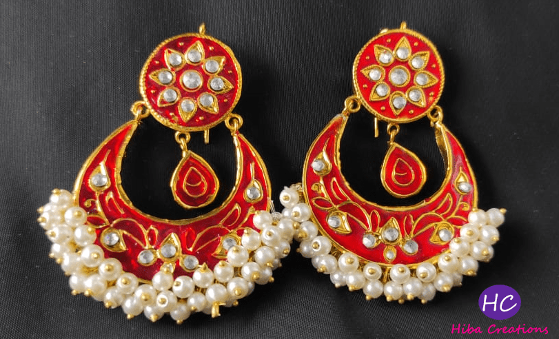 Latest Meenakari Earrings Design with Price in Pakistan 2022 Online. Meenakari Earrings Price in Pakistan 2022, Cash on Delivery.