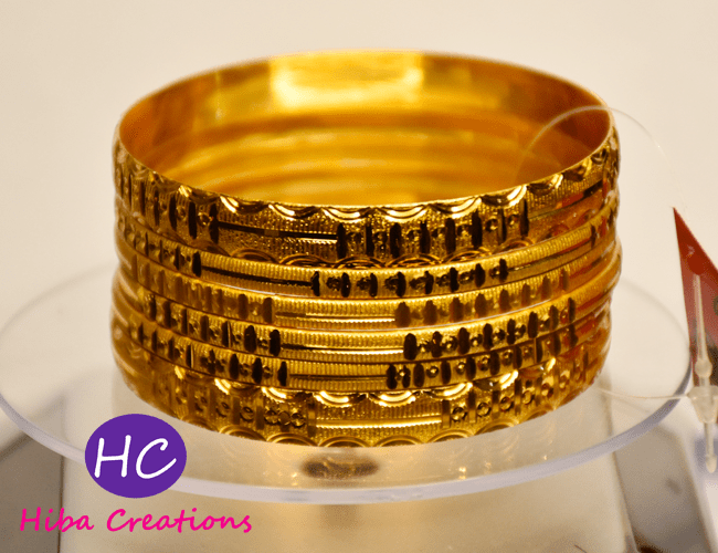 Gold Plated Bangles for Wedding in Pakistan, New Gold Plated Bangles designs and price in Pakistan 2022. Cash on Delivery.